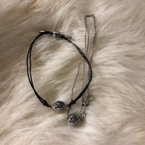 Fossil Penguin Bracelet And Necklace Set